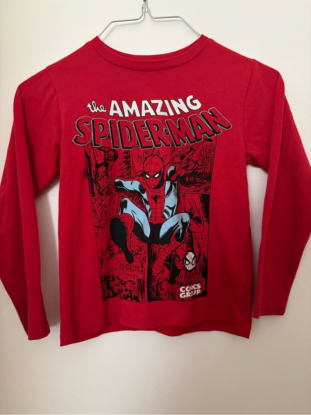 Spider-Man Graphic Long Sleeve Tee Size 8